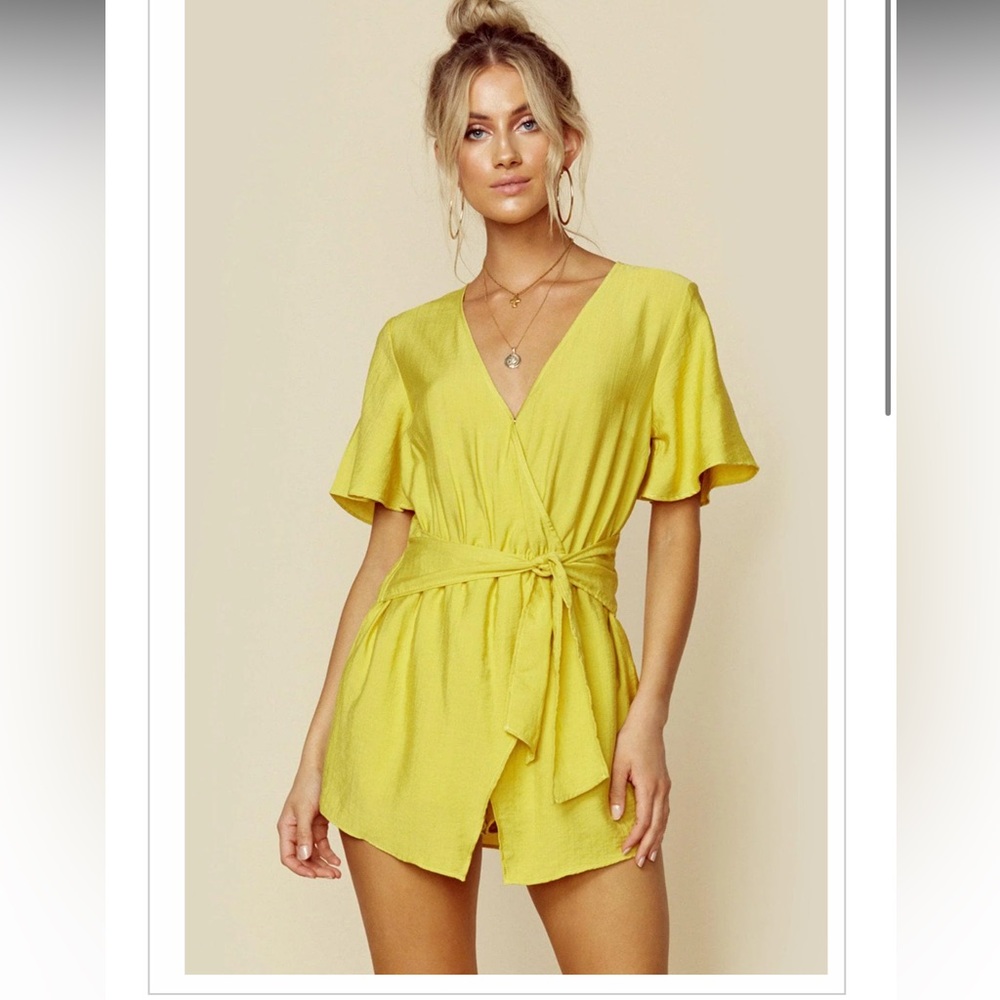 Planet blue yellow Gem romper medium